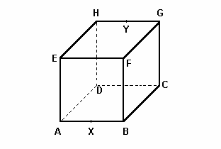 lados medem 0 u.c., são as bases de um prisma reto de altura igual a u.c., e o ponto O é, ao mesmo tempo, o centro do quadrado ABCD e o vértice da pirâmide com base A B C D.