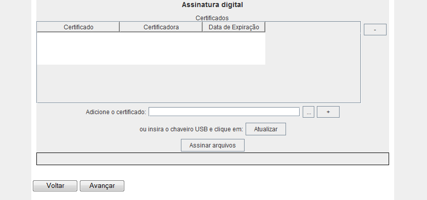 Conforme já mencionado anteriormente, na SJES o documento da petição eletrônica não necessita assinatura prévia, quer seja física ou digital com certificação de Autoridade Certificadora externa.