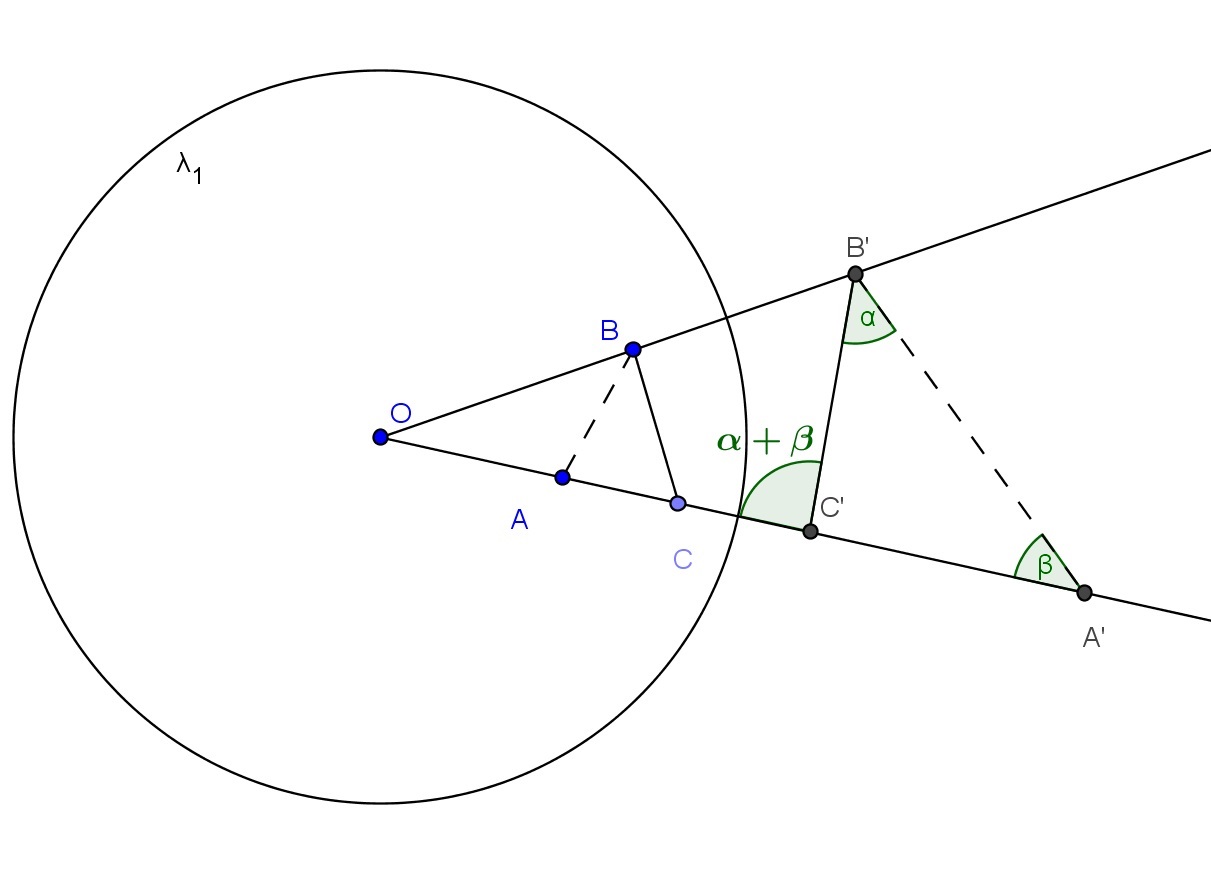 ABC = OC B OA B ABC = A B C Figura 7: Ângulo entre três