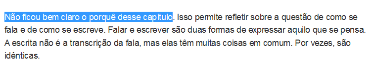 90 traduz exatamente a proposta do capítulo, ou seja, ela entendeu sim.