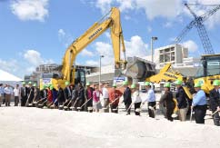 REGISTRO n o t í c i a s d a o r g a n i z a ç ã o o d e b r e c h t Lançada pedra fundamental da obra que vai integrar o Aeroporto e o Metrô de Miami A Odebrecht e a construtora espanhola OHL