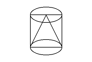 O raio desta circunferência, em cm é: Determine o volume de líquido quando o nível está em h/2. 24. Um cone circular tem volume V.