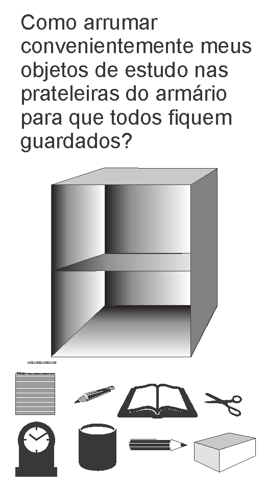 Capítulo I A Matemática: uma construção da humanidade para papel; verde para vidro; amarelo para latas; vermelho para plásticos; branco para lixo orgânico).