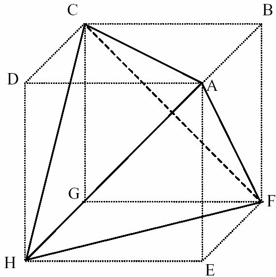 Pelos pontos de divisão são traçados planos paralelos à base.