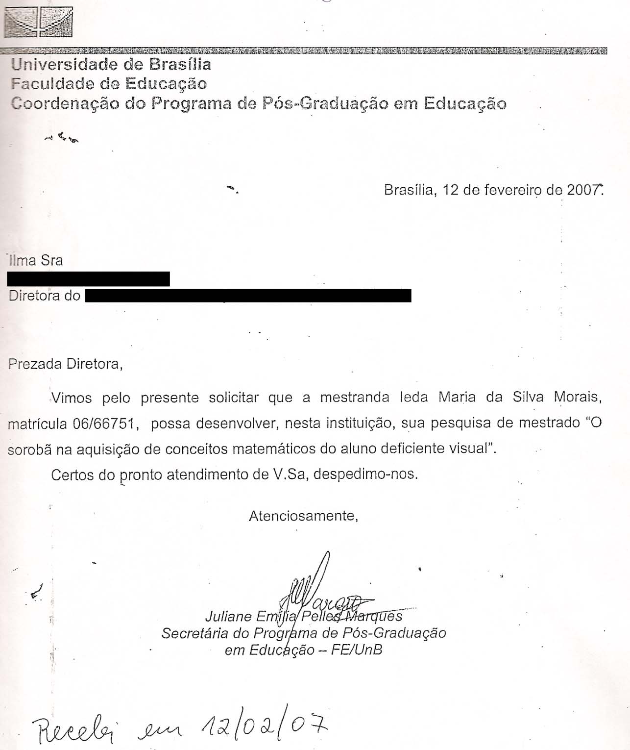 ANEXO II Autorização