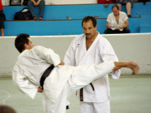 4º Estágio de Karate Shotokan Porto 2003 Este 4º Estágio de Karate Shotokan do Porto foi ministrado pelo Sensei José Ramos 6º Dan e realizou-se no Pavilhão do Grupo Coral e Desportivo de Fanzeres nos