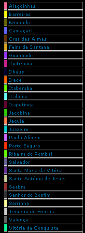 599 Jacobina 19 393.706 Jequié 25 521.336 Juazeiro 9 527.664 Paulo Afonso 9 237.