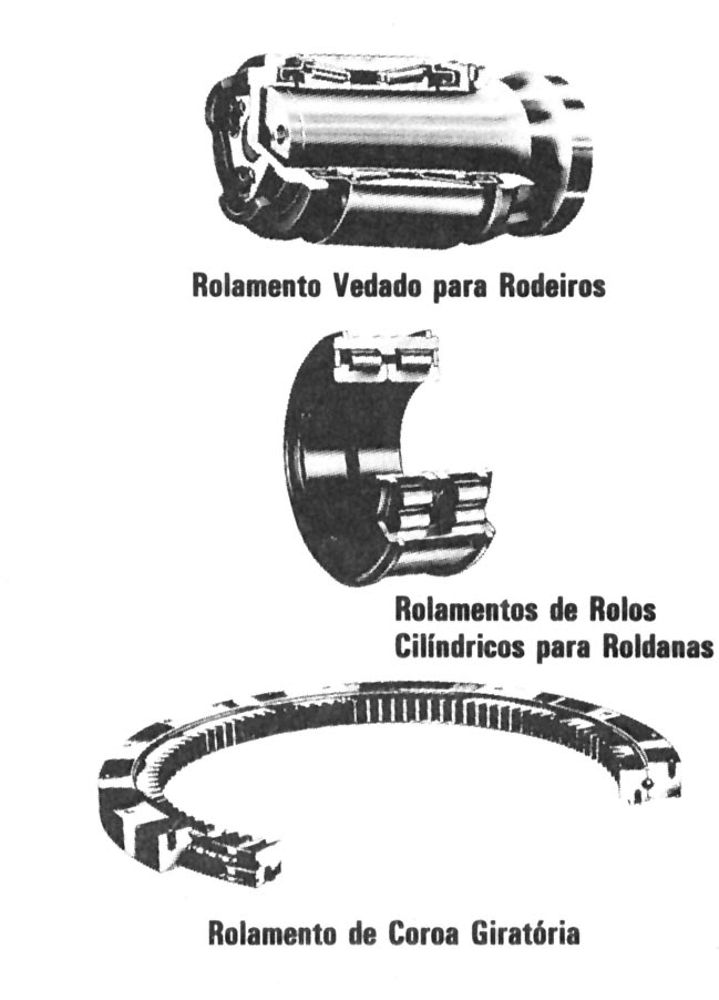 de Rolos Axiais de Esferas Axiais de Esferas de Contato Angular Axiais de Rolos Cilíndricos Axiais de Rolos Agulha Axiais de Rolos Cônicos