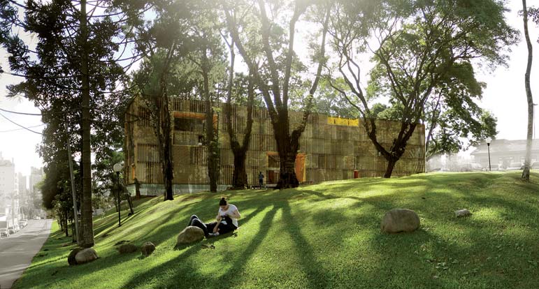 sede do novo campus da Universidade Federal do Paraná (UFPR). O projeto venceu concurso público da instituição.