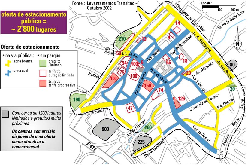 finalidade fontes de informação > Número de veículos estacionados durante o período diurno (num ou vários momentos do período diurno), incluindo os veículos estacionados ilegalmente.