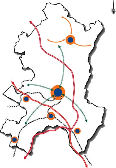 Função de tráfego origem-destino a favorecer, assegurando as condições de segurança rodoviária Zona de circulação motorizada condicionada: acessibilidade a desenvolver de acordo com os locais de