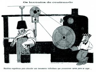 Série Estudos 41 Olá, Hydrophilo. Estás passando? pergunta o homem de pé. Não, meu amigo. Estou trabalhando. Venho da Prefeitura. Fui pagar impostos responde o homem no barco.