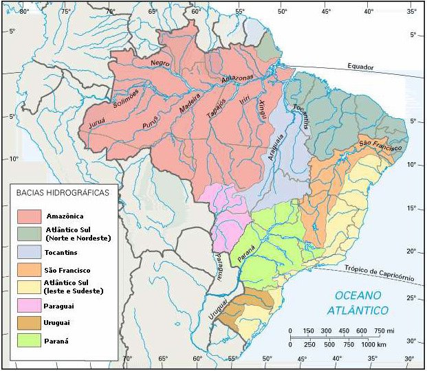 Revista Brasileira de Gestão e Desenvolvimento Regional 97 5 - Brasil e recursos hídricos Os recursos hídricos superficiais gerados no Brasil, de acordo com Tucci, Hispanhol & Cordeiro Netto (2000),
