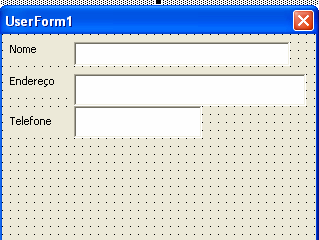 Bertolo Lição #07 Código VBA do Excel para UserForms 254 Se tiveres algum problema ao desenhar os rótulos ou as caixas de texto, somente troque o nome do Rótulo ou da Caixa de texto na Janela