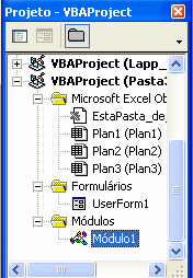 Bertolo Lição #07 Código VBA do Excel para UserForms 266 Se quisermos voltar ao formulário somente dê um duplo clique em UserForm1 Bom já está visto, agora salvamos do Editor de Visual Basic e