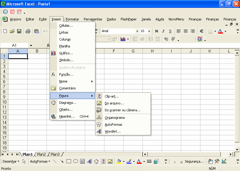 Bertolo Lição #09 Criando e Modificando Menus do Excel 320 SOBRE OS MENUS EXCEL Existem dois tipos básicos de sistema de menu do Microsoft Excel: Sistemas de menu que mostram uma barra de menu e