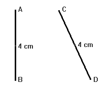 segmentos AB e CD Os planos e são paalelos distintos