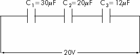 79. (Puccamp-SP) Um capacitor de 8µF é sujeito a uma diferença de potencial de 30V. A carga que ele acumulou vale: a) 1,2.10-4 C b) 2,4.10-4 C c) 2,7.10-7 C d) 3,7.10 6 C e) 7,4.10 6 C 80.