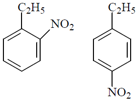 p-cloro-nitrobenzeno. e) clorobenzeno.