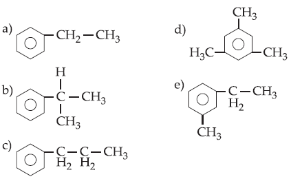 e) substituição, adição, eliminação. 12 (FCC-SP) A reação de benzeno com cloreto de metila, em presença de AlCl 3 (catalisador), produz tolueno.