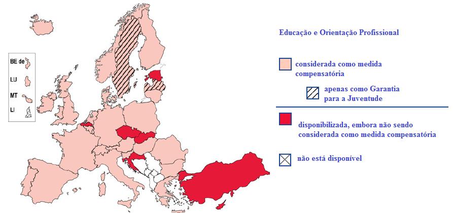 Na Bélgica, 36,1% de alunos repetiram pelo menos um ano nos CITE 1, 2 e 3. Este valor é seguido de perto por Espanha, Luxemburgo e Portugal (todos eles superiores a 30%).