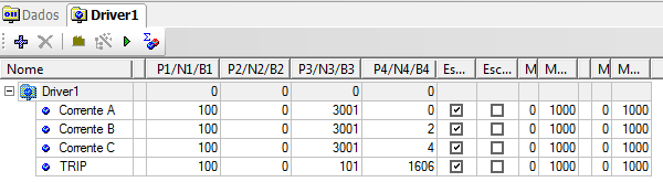 Figura 4-5 - Configuração do Driver de comunicação DNP3.0. Tabela 4-9 - Parâmetro P de configuração do Driver [ 21 ].