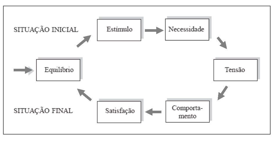 comportamentos que resultam do esforço para reduzir ou satisfazer essas necessidades.