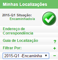 Encaminhando a sua informação de localização.