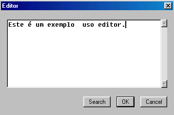 15 Editor de Textos Para editar campos muito longos, o Oracle Forms permite o uso de um editor de textos. Para acessar o editor, utiliza-se [Edit].