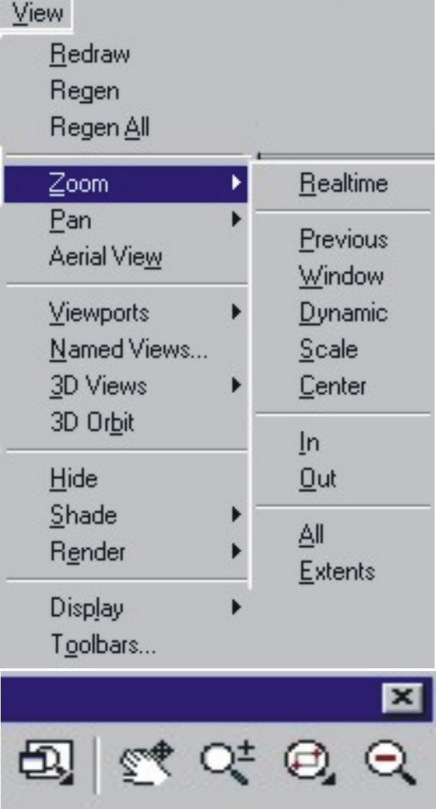 CAPÍTULO 02 VISUALIZAÇÃO E SELEÇÃO DE OBJETOS 1. VISUALIZAÇÃO DE OBJETOS Adaptado de José Maurício de Barros (Curso de AutoCAD 2002).