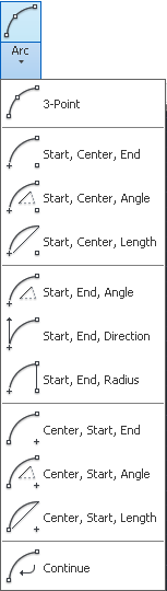 Veja a figura ao lado. - Define o arco com 3 pontos de sua circunferência.