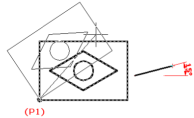 point of displacement or <use first point as displacement : P2 Command: COPY Select objects: 1 found Select objects: Specify base point or displacement, or [Multiple]: