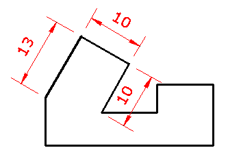 O AutoCAD permite uma cotagem automática com amplas possibilidades de estilo e