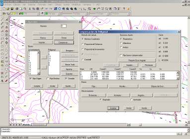 é apropriado para a realização de todo o tipo de projectos de levantamentos topográficos,