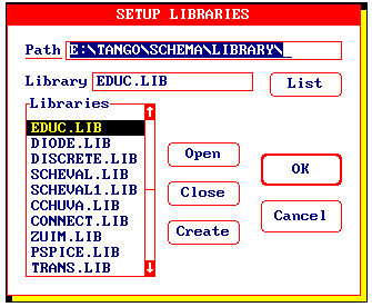 fig. 10 Se você quiser abrir mais de uma biblioteca clique em OK somente quando todas as bibliotecas que você desejar aparecerem no box de diálogo.