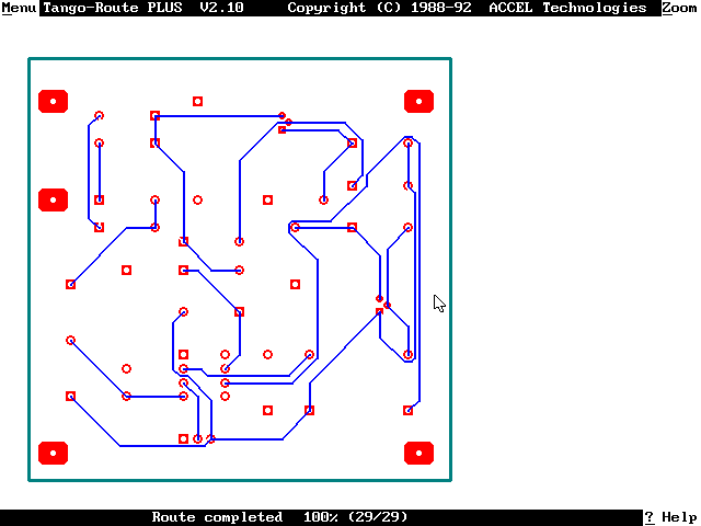 Devemos agora como próximo passo acionar o subcomando Display, que permitirá visualizar os layers a serem auto-roteados, conforme mostra a figu