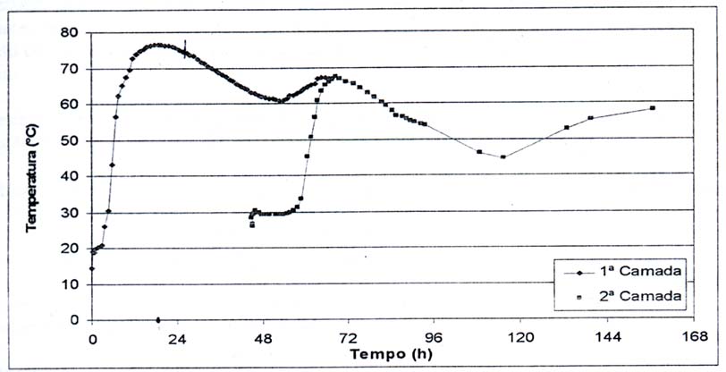 122 Figura 6.16 Resultado das temperaturas monitoradas in loco. Fonte: FURNAS, 2005.