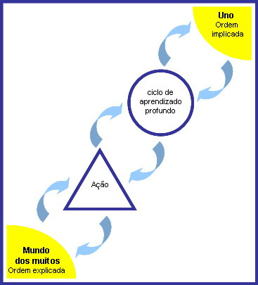 56 Figura 10: Movimentos de descenso e ascenso Kofman (2004), em seu livro Metamanagement, disponibiliza um manual de instruções para o desenvolvimento da consciência coletiva, integrando, no âmbito