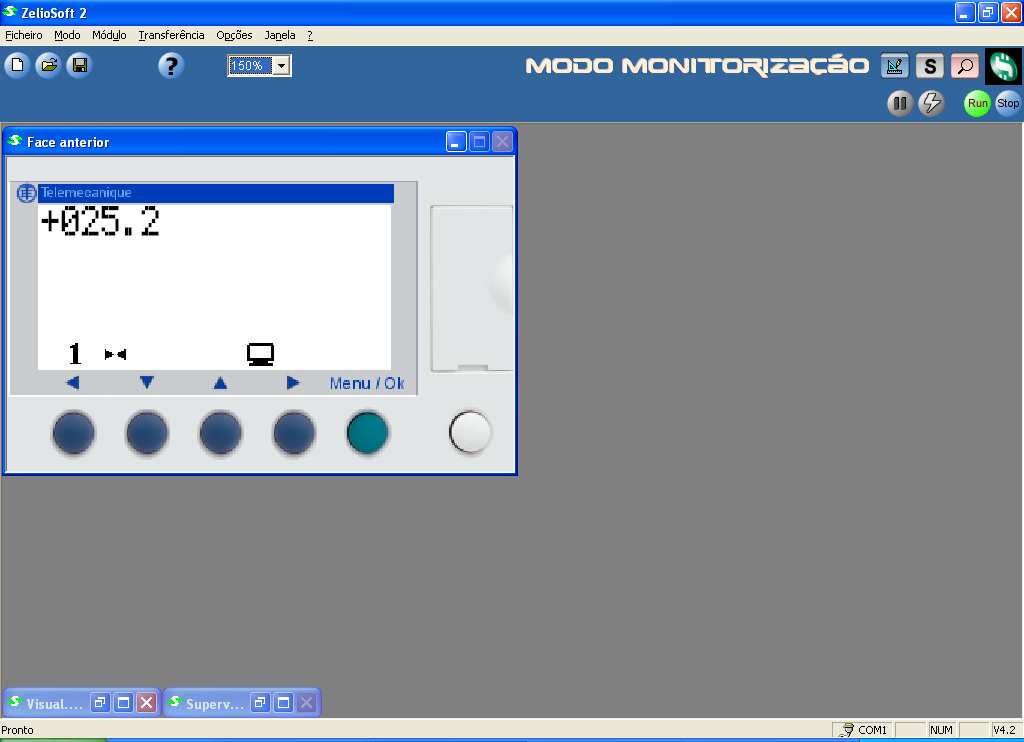 Onde: Linha/Coluna = Posição onde o valor será exibido no display; Modo de visualização = Formato da visualização do valor a ser exibido.