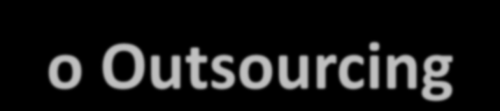 Definições para o Outsourcing Algumas Definições para o Outsourcing Um meio pelo qual