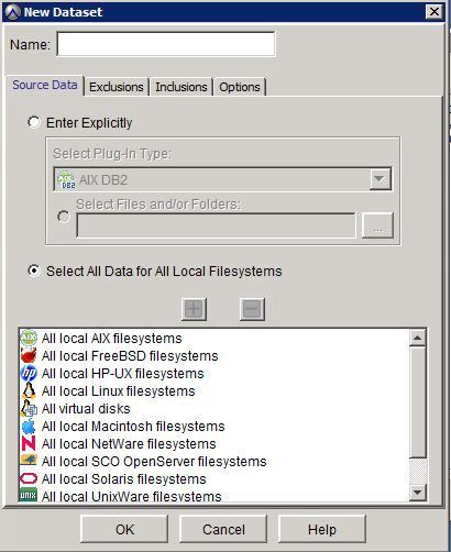 A caixa de diálogo New Dataset é exibida. Capítulo 5: Diretrizes de Configuração do VSPEX Figura 51. Caixa de diálogo Avamar New Dataset 3.