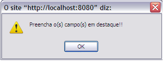 71 6.1.6 Tela responsável pelo cadastro de dentista Fonte: Elaborado pelos autores, 2010 Figura 38. Tela de Cadastro Verifica campos obrigatórios.