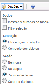 Quadro 10 - Ferramentas disponíveis no SIAGF (Continuação). Esta ferramenta permite salvar uma cópia da imagem do mapa, em PNG ou TIFF, definindo a resolução (150 ou 300 dpi).