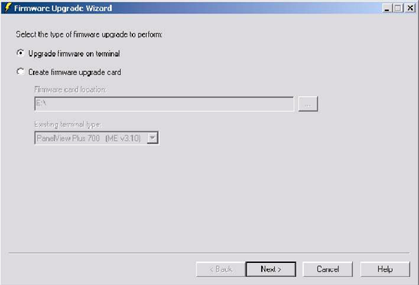 Capítulo 8 Atualizar firmware Atualizar o firmware com uma conexão de rede (Ethernet) É possível atualizar firmware em um terminal conectado a um computador desktop utilizando uma conexão serial, de