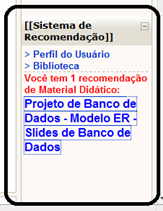 5 que é o ranking dos materiais didáticos em relação à técnica da recomendação baseada no conteúdo. 3.