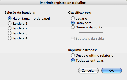 RECURSOS AVANÇADOS DO SPLASH RPX-ii 44 3 Faça as seleções adequadas e clique em OK. As opções Freqüência e Ângulo são termos de meio-tom padrão. A Função ponto no código PostScript define o meio-tom.