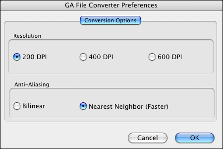 HOT FOLDERS E IMPRESSORAS VIRTUAIS 73 2 Selecione Preferences (Preferências) no menu GA File Converter.