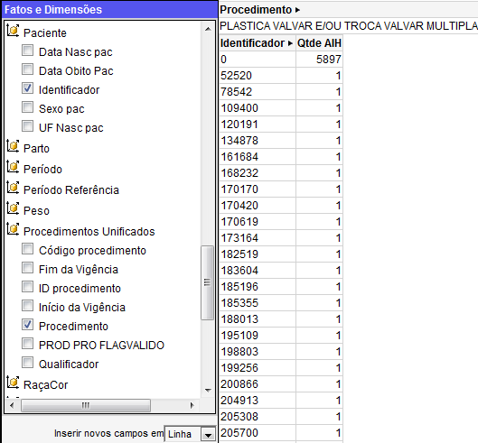 Resultados 146 1 4 2 3 Figura 5.5 Lista de identificadores de pacientes que será carregada para a parametrização do filtro global A Figura 5.6 mostra a etapa final da parametrização do filtro global.