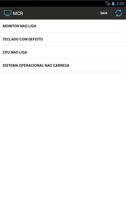 70 Figura 42 Opção de sincronismo do smartphone sucesso.