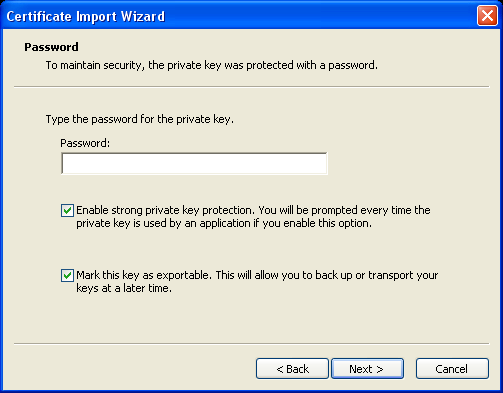 Importação do Certificado Digital Internet Explorer Dirija-se à localização onde guardou o ficheiro da cópia de segurança do certificado Faça duplo clique no ficheiro da cópia de segurança do